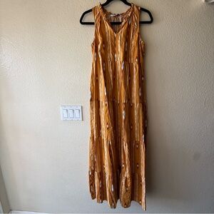 Sonoma Orange Sleeveless Maxi with Pockets